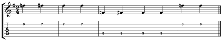 Key Signature Exercise (Key of G)