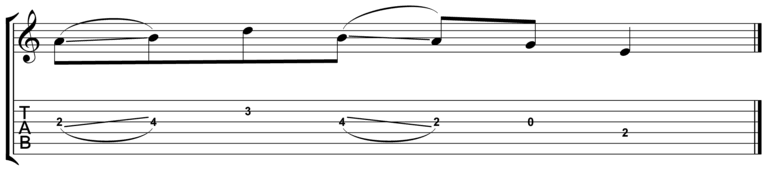 Legato Slide Lick