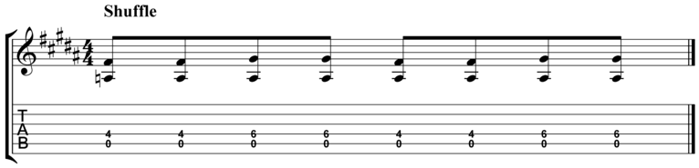 B5/A to B6/A Shuffle