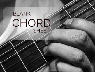 Blank Chord Sheet