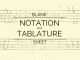 Blank Notation and Tablature Sheet