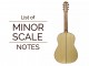 List of Minor Scale Notes