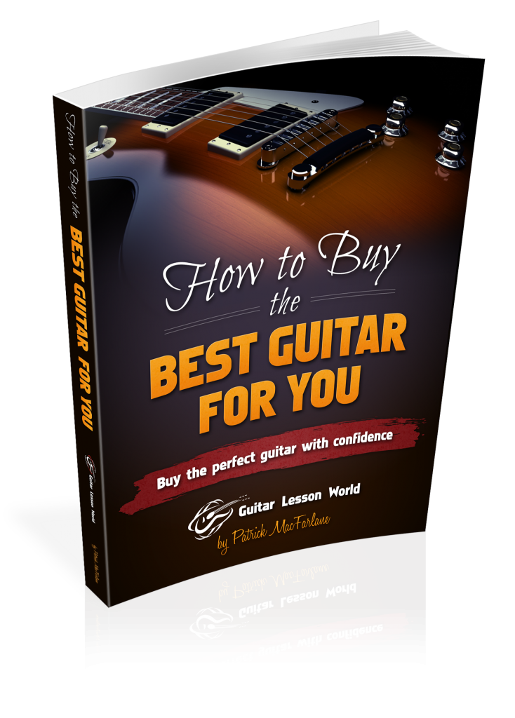 How to Buy the Best Guitar For You 3D Book Graphic