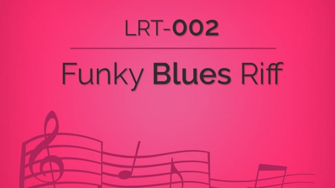 Funky Blues Riff Feature Image