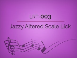 LRT-003 Jazzy Altered Scale Lick