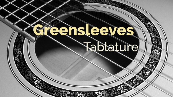 Greensleeves Tab