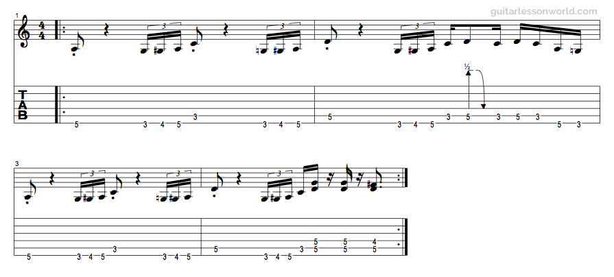 LRT-008 Sixteenth Triplets Riff