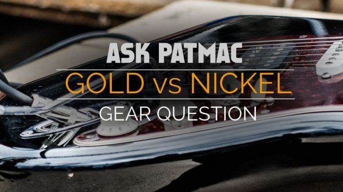 AP-001 Gold vs Nickel Plugs Gold vs Nickel Guitar Cables