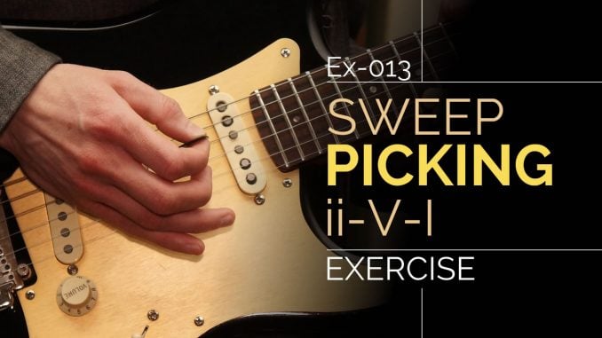 Ex-013 Sweep Picking ii-V-I Feature Image