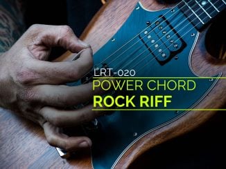 Learn a fun rock riff using power chords.