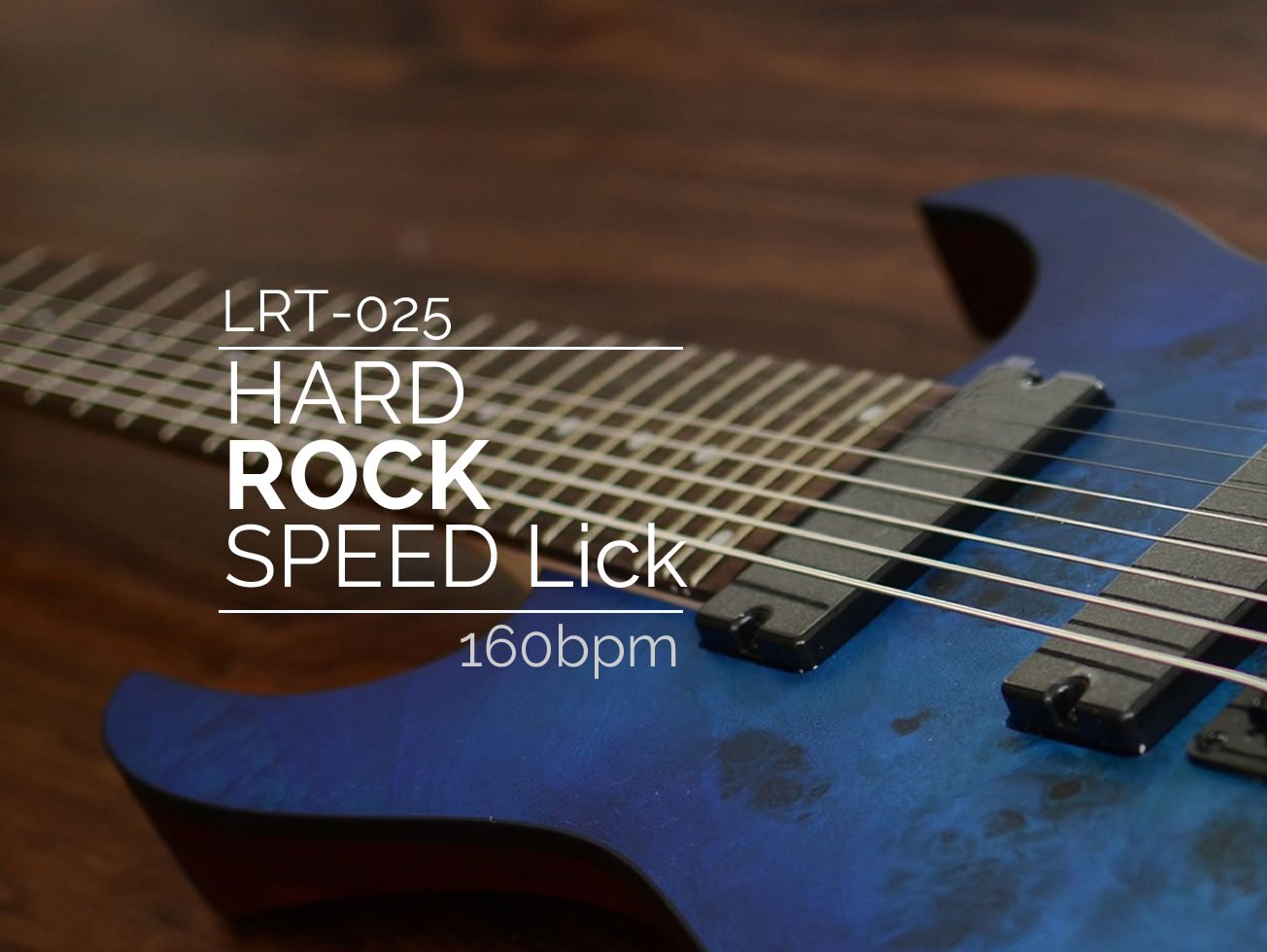 Guitar speed lick lessons