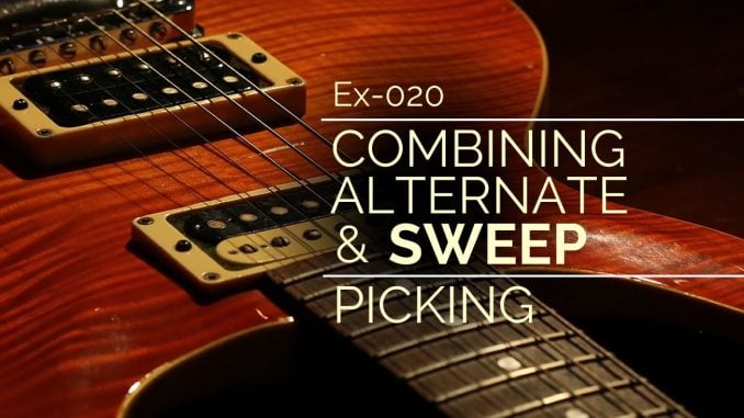 Feature Image for Alternate and Sweep Picking Exercise