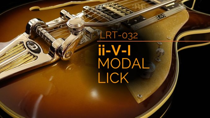 Jazz Guitar Modal Lick Feature Image
